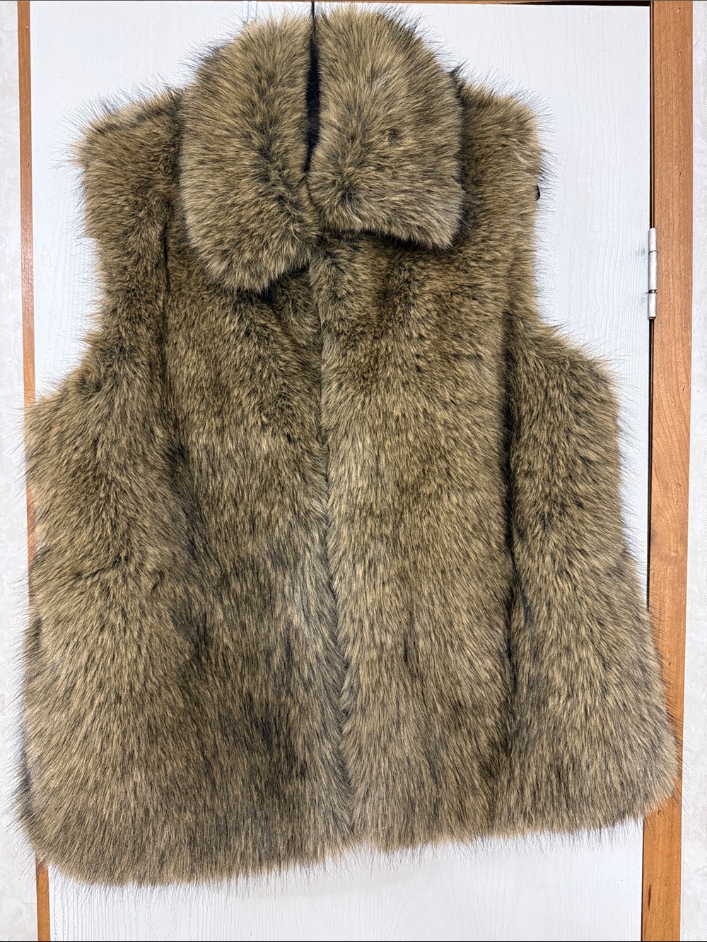 Windsor Faux Fur Vest in Brown